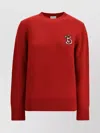 Burberry B Snake Wool Cashmere Sweater In Red