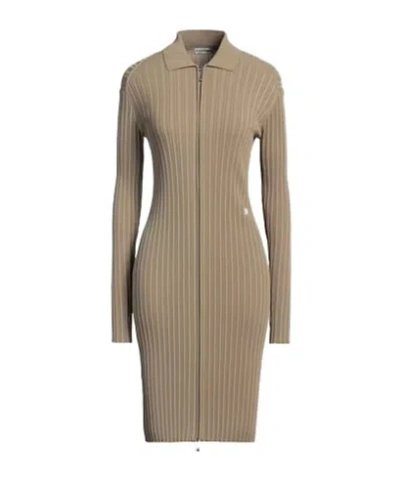 Burberry Knit Dress In Brown
