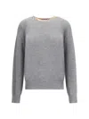 Burberry Women Knit Roundneck In Gray