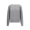 Burberry Women Knit Roundneck In Gray
