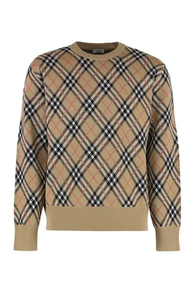 BURBERRY BURBERRY KNIT WOOL PULLOVER