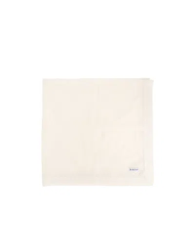 Burberry Knitted Blanket In Neutral