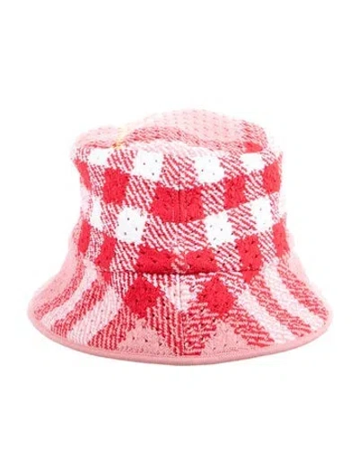 Pre-owned Burberry Knitted Bucket Hat In Multi