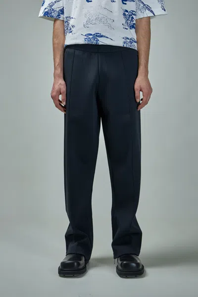 Burberry Knitted Track Pants In Black