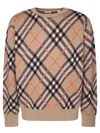 Burberry Ered Wool And Mohair Pullover Sweater In Multi