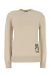 Burberry Sand Wool Sweater In Beige O Tan