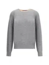 Burberry Women Knit Roundneck In Gray
