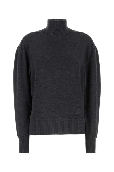 Burberry Knitwear In Midgrey