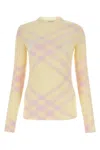 Burberry Embroidered Wool Sweater In Multicolor