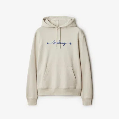 BURBERRY BURBERRY KNOT LOGO COTTON HOODIE