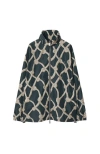 Burberry Knot-print Bomber Jacket In Magnet