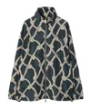 Burberry Knot-print Bomber Jacket In Magnet