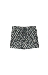 Burberry Nautical Knot-print Swim Shorts In Magnet