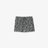 Burberry Nautical Knot-print Swim Shorts In Magnet