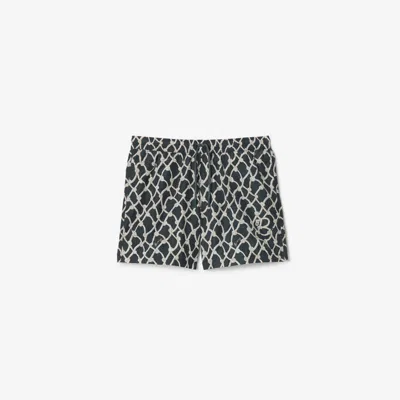 BURBERRY BURBERRY KNOT NYLON SWIM SHORTS