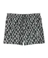 Burberry Nautical Knot-print Swim Shorts In Magnet