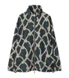 Burberry Knot Print Jacket In Green
