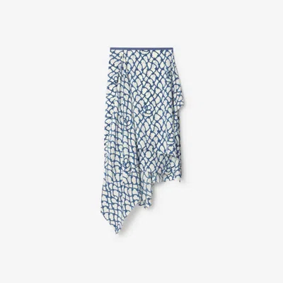 BURBERRY BURBERRY KNOT SILK SKIRT