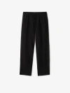 Burberry Mens Black Straight-leg Drawstring Linen Trousers Xl In Black