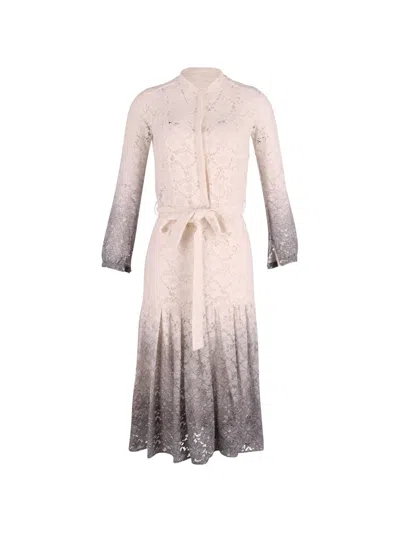 Pre-owned Burberry Lace Dress In Neutral