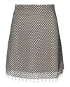 Burberry Lace Midi Pencil Skirt In Gray