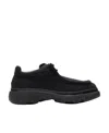 Burberry Man Lace-up Shoes Black Size 9 Leather In Black