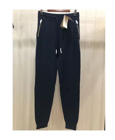 Burberry Lace Up Sweatpants In Black