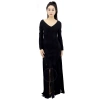 Burberry Ladies Black Anatori Long-sleeve Panelled Knit Gown In Black