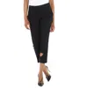 BURBERRY BURBERRY LADIES BLACK CUT-OUT DETAIL TAILORED TROUSERS
