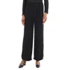 BURBERRY BURBERRY LADIES BLACK HIGH-WAISTED WIDE-LEG TROUSERS