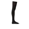 Burberry Ladies Black Marleyton Toe-ring Detail Over-the-knee Sock Boots In Black