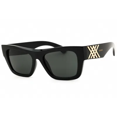 Burberry Ladies Black Rectangular Sunglasses Be4490u