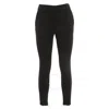 Burberry Ladies Black Skinny Stretch Wool Trouser In Black