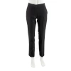 BURBERRY BURBERRY LADIES BLACK STRAIGHT-FIT WOOL TAILORED TROUSERS