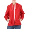 Burberry Ladies Bright Red Everton Pattern Jacket In Red