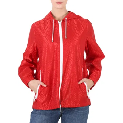 Burberry Ladies Bright Red Everton Pattern Jacket