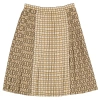 BURBERRY BURBERRY LADIES CONTRAST GRAPHIC PRINT PLEATED SKIRT
