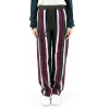 BURBERRY BURBERRY LADIES COTTON SILK STRIPED TAILORED TRACK PANTS