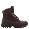 BURBERRY BURBERRY LADIES DEEP BROWN SHEARLING ARTHUR BOOTS