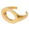 BURBERRY BURBERRY LADIES GOLD-PLATED CUT-OUT DETAIL CUFF