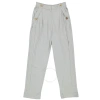 BURBERRY BURBERRY LADIES HEATHER MELANGE JERSEY TAILORED TROUSERS