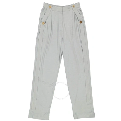 Burberry Ladies Heather Melange Jersey Tailored Trousers