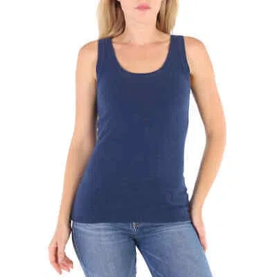 Pre-owned Burberry Ladies Ink Blue Knit Tank