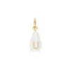 Burberry Ladies Lg / Mother Of Pearl Alphabet Letter U Charm In Mother Of Pearl