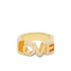 BURBERRY BURBERRY LADIES LIGHT GOLD GOLD-PLATED LOVE RING