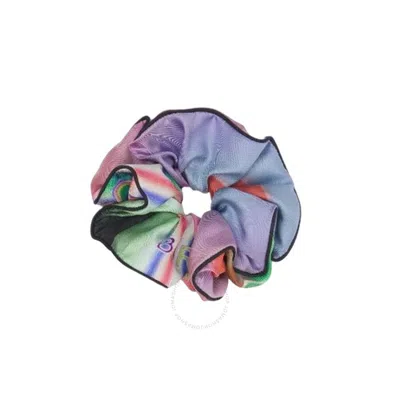 Burberry Ladies Love Eternal Print Silk Scrunch Hair Tie In Multicolour