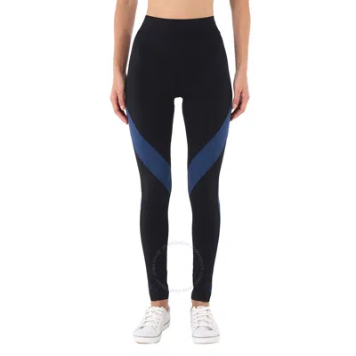 Burberry Ladies Madden Colorblock Stretch Jersey Leggings In Blue