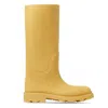 Burberry 33mm Lf Marsh Rubber Rainboots In Yellow