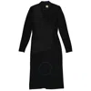 Burberry Ladies Miriam Sheath Black Dress In Black