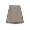 Burberry Ladies Natural White Gloria Crystal-embellished Fishnet Mini Skirt In White